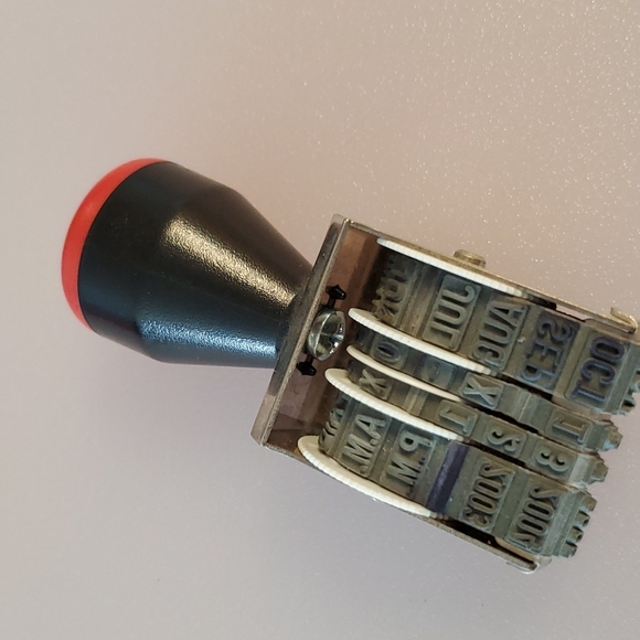 Rubber Stamps 2 full card size Happy Birthday candle design date year stamp - Picture 6 of 12